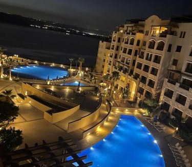 Sweimeh Apartment | Apartment Samarah Resort D44 at DeadSea, Sea & Pool view-Families & couples only