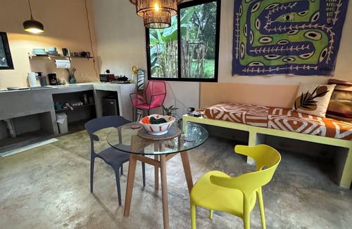 Los Pargos House | Artist-designed bungalow by the beach in Playa Negra with pool, AC, WiFi