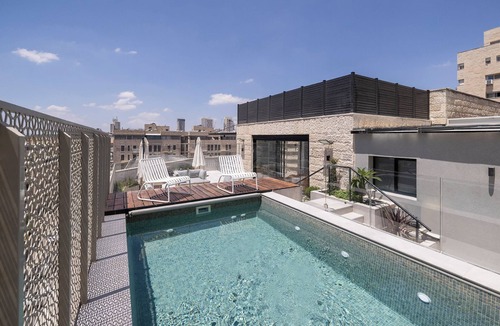 Jerusalem City Centre Condo | Aura Penthouse - Exceptional Penthouse with Private Pool - 4 Bedrooms
