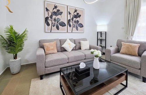 Abu Dhabi Apartment | Balcony 1BR Retreat - Stylish Dining Escape