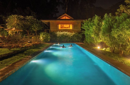 Chiguata Villa | Beachfront Villa with Chef Cleaning Pool AC BBQ Area kids playground