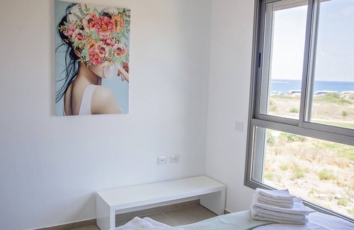 Nahariya Apartment | Beach Front 3 Bedroom Apartment with Breathtaking Sea View