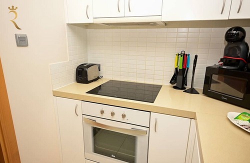 Al Raha Beach Apartment | Beachfront Beauty: 1BR Retreat for Your Getaway