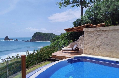 San Juan del Sur House | BEACHFRONT LUXURY - 180° BAY VIEWS - INFINITY POOL - AND STUNNING OUTDOOR SPACES