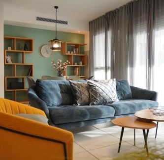 Nahariya Apartment | Beachfront Sea View Dream Escape - 3BR with Mamad