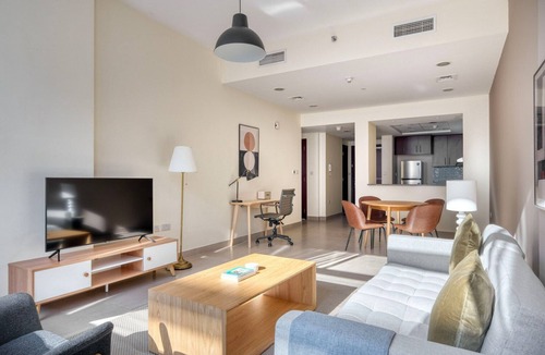 Jadaf Apartment | Blueground | Jaddaf Waterfront, pool, nr Dubai Creek