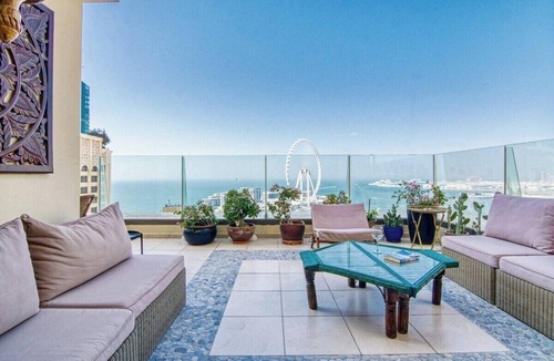 Jumeirah Beach Residence Apartment | Breathtaking Sea View, Beachfront 2 BDR Apt in JBR