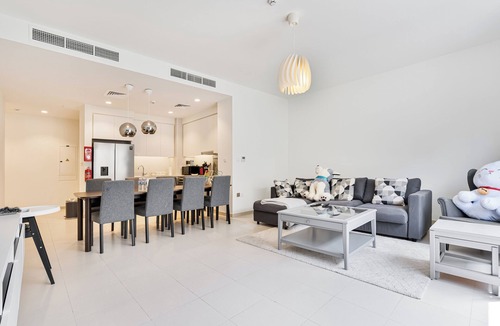 Dubai World Central Villa | Bright & Airy 2BR | Family-Friendly w/Pool & Gym
