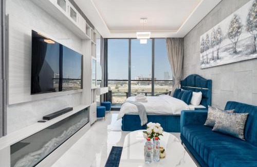 Dubai Apartment | Bright Resort Style Studio Amenities Samana GA by Vibel