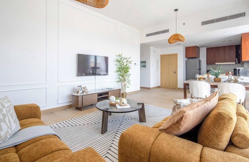 Dubai Apartment | Captivating 2BR in La Mer with Partial Burj Views!