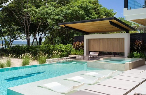 Playa Langosta House | Casa Melia - Beachfront 7BR Villa · Steps to Tamarindo and Langosta · Sleeps 20