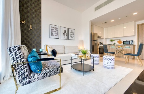 Dubai Apartment | Charismatic 1BR at UNA Town Square Dubailand by Deluxe Holiday Homes
