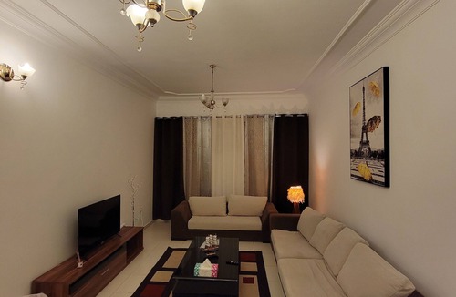 Al Khan Apartment | Charming 2-bedroom apartment with AC, WiFi in delightful Sharjah