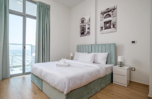 Jebel Ali Apartment | Charming Studio in Azizi Aura with City View