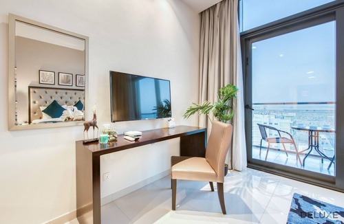 Dubai Apartment | Charming Studio in Celestia A, Dubai South by Deluxe Holiday Homes