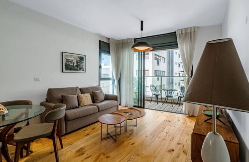 Tel Aviv Promenade Apartment | Chic 1BR Ben Yehuda by Holiday Rentals SAFE ROOM