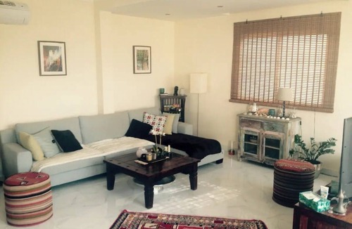 Muscat Bed & Breakfast | Cozy penthouse room and roof terrace with mountain views in Muscat