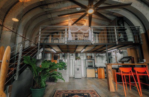Jaco House | Cozy tropical/industrial quonset located in a secondary tropical forest.