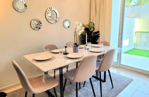 Dubai Villa | Damac Hills 2 Villa Pool Front + Waterpark Access