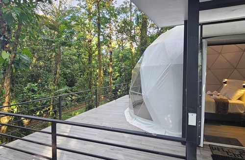 Katira Cabin | Deluxe Jungle Dome with King Bed & Deck