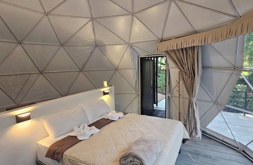 Katira Cabin | Deluxe Jungle Dome with King Bed & Deck