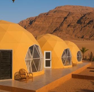 Wadi Rum Bed & Breakfast | Desert Elegance Luxury Bedouin Camp Panoramic View