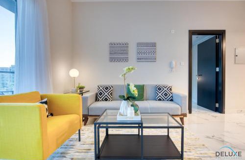 Dubai Apartment | Distance Away From Expo City Dubai 1BR Unit, MAG 510, Madinat Al Mataar by Deluxe Holiday Homes