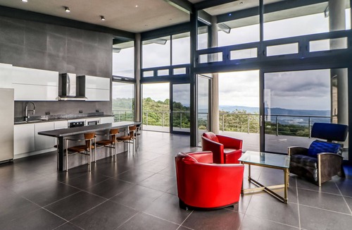 Jaco House | Dog-friendly home with sweeping views, infinity pool, terrace, & washer/dryer
