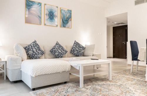 Ras Al Khaimah Apartment | Elegant 1BHK Apartment with Courtyard View in Pacific Al Marjan Island