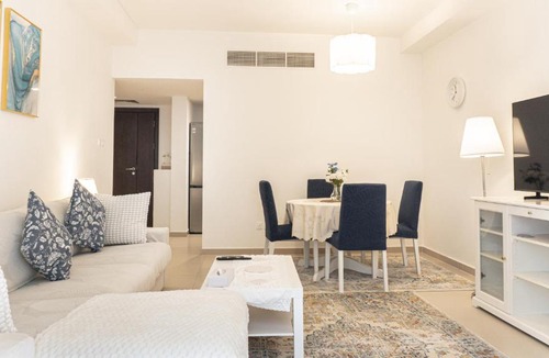 Ras Al Khaimah Apartment | Elegant 1BHK Apartment with Courtyard View in Pacific Al Marjan Island