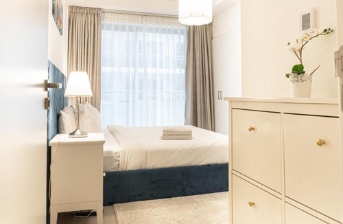 Ras Al Khaimah Apartment | Elegant 1BHK Apartment with Courtyard View in Pacific Al Marjan Island