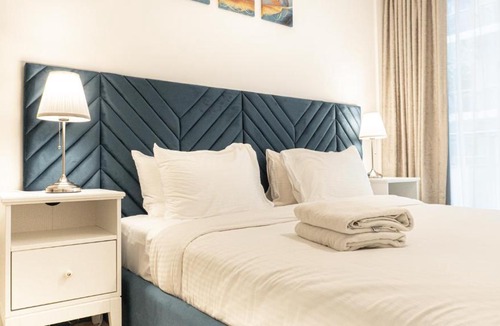 Ras Al Khaimah Apartment | Elegant 1BHK Apartment with Courtyard View in Pacific Al Marjan Island