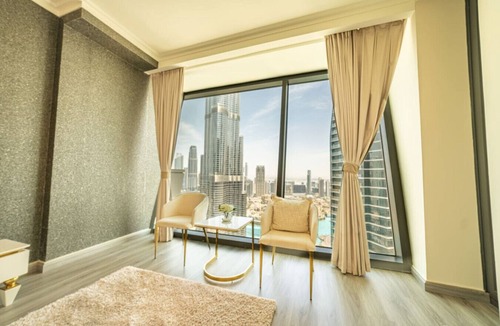 Downtown Dubai Apartment | Elegant 3BR Dubai Stay – Stunning Fountain Views, Near Burj Khalifa & Dubai Mall
