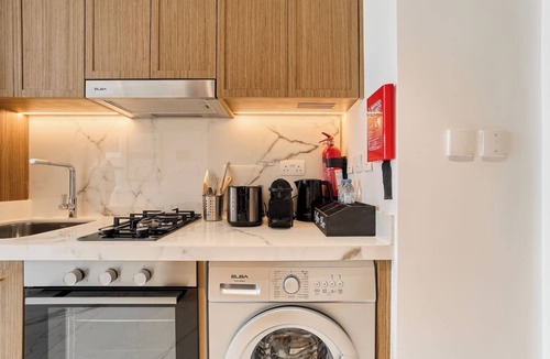 Nad Al Sheba Apartment | Elegant Studio in Azizi Riviera | Perfect Getaway