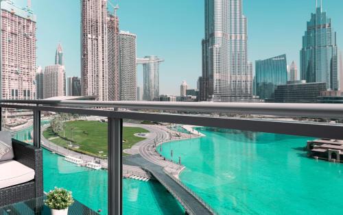 Downtown Dubai Apartment | Elite Royal Apartment - Full Burj Khalifa & Fountain View - Brilliant - 2 bedrooms & 1 open bedroom without partition