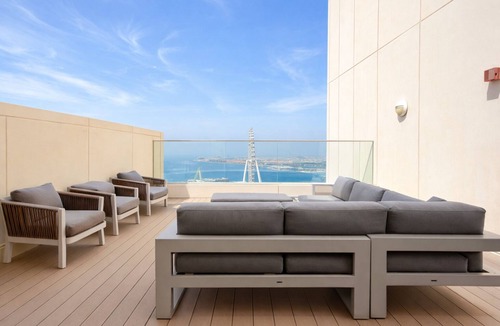 Dubai Marina Apartment | Exclusive Palm View Penthouse, Terrace & Pool