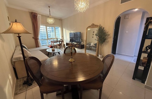 Al Majaz Apartment | Full Sea view SemiParisian Style in a vibrant area