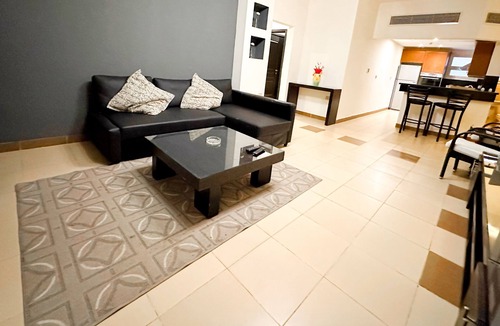 Al Mamsha El Seyahi Apartment | Fully furnished 02 BR with sea view roof top