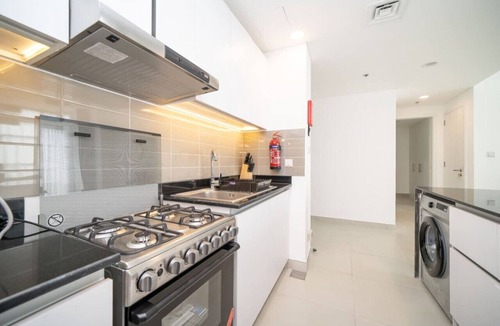 Dubai Apartment | Furnished 2BR with floor-to-ceiling window