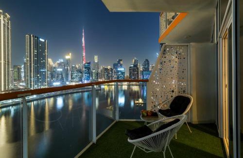 Business Bay Apartment | Gogoto6 2BR Super Premium Canal & Burj Khalifa View