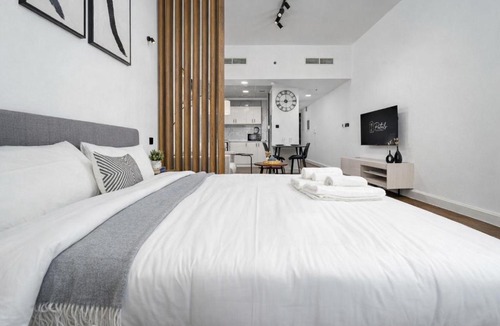 Dubai Sports City Apartment | Golf view studio in Sports City fully upgraded