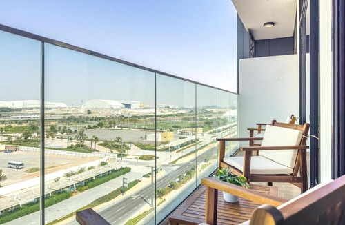 Masdar City Apartment | Great Fully Equipped 1BDR Apartment in Masdar for 4 Pax
