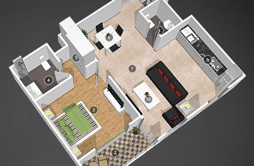 Dubai Production City Apartment | Green community - Tennis, streetball - 15 mins sea