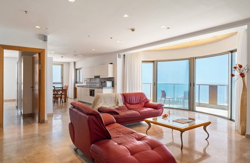 Haifa Apartment | HaCarmel Beach Sea-View Penthouse