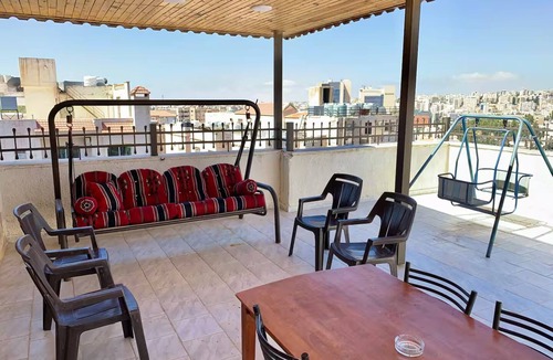 Al Jubeiha Apartment | Lovely Rooftop-City view, 2-Bedroom Vacation Home