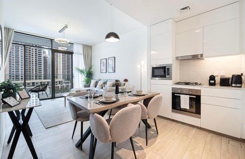 Dubai Apartment | Lux 1BR Apartment with Amazing view in Palace Residences Creek Harbor