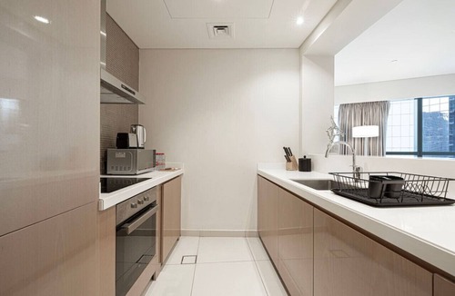Business Bay Apartment | Lux 2BHK in prime Business Bay location Burj Khalifa Views