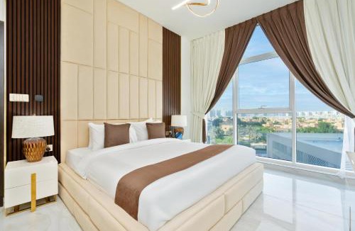 Dubai Apartment | Lux BnB Gemz - Al Furjan I Private Pool I