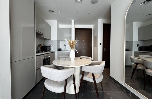 Nad Al Sheba Apartment | Luxury 1BR Apartment with Pool Access