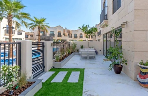 Dubai Villa | Luxury 3BR Townhouse with Pool View & Modern Comfort
